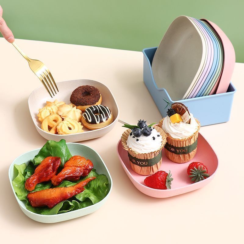 日式骨碟家用吐骨頭盤碟餐桌垃圾盤碟北歐輕奢骨頭碟水果碟收納盒